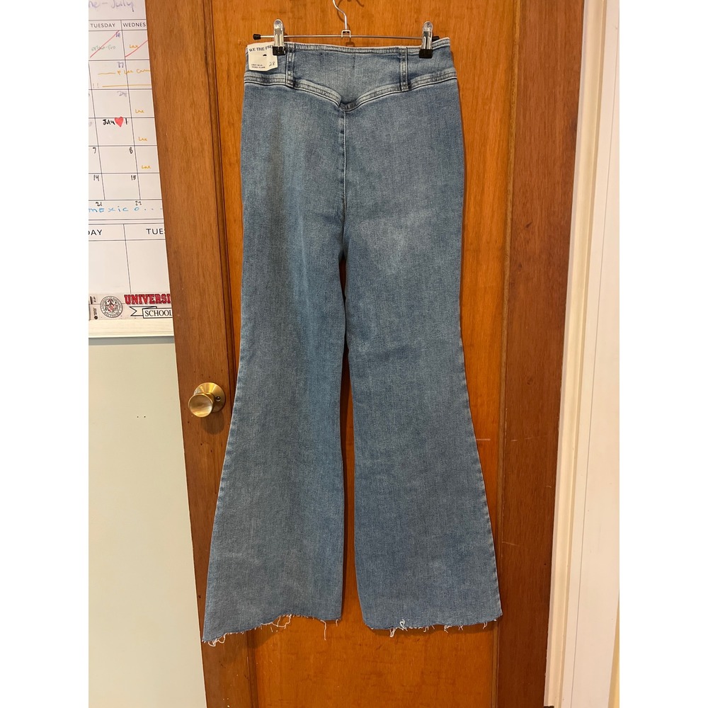 We The Free CRVY Wild Honey Flare jeans 28 raw‎ hem long - Picture 8 of 12